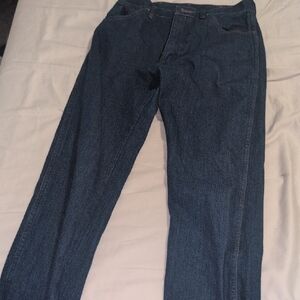 Wrangler Women's Dark Blue Straight Leg Jeans